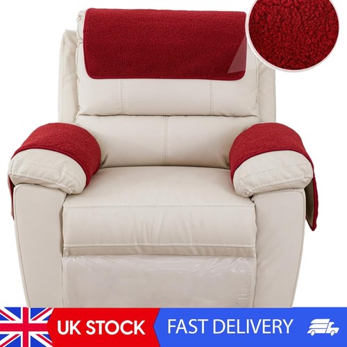 Burgundy sherpa sofa - burgundy, arm