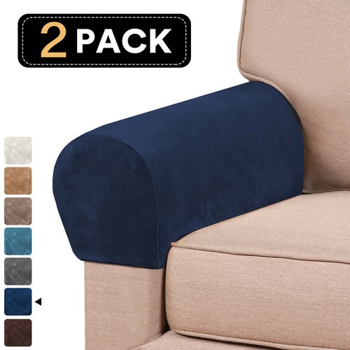 Stretch velvet chair - chair, arm