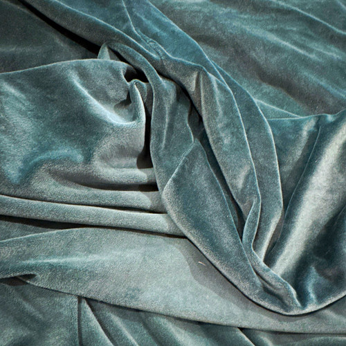 Dunelm green plain stretch - plain,