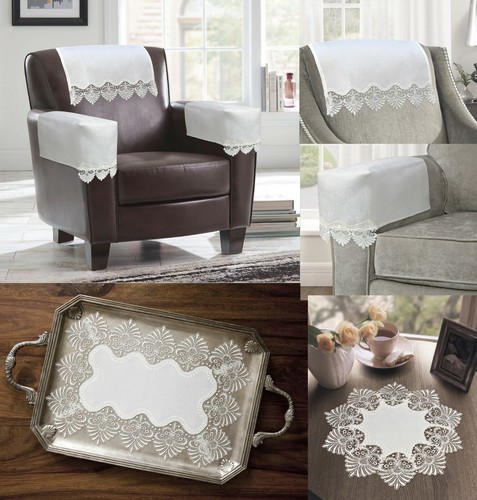 Luxury jacquard lace sofa arm - jacquard,