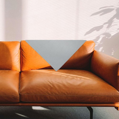 Chenille sofa cover arms - sofa,