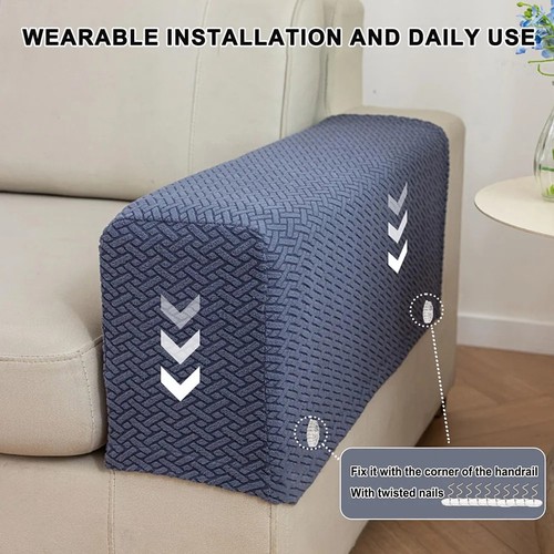 Checkered sofa arm - sofa, covers