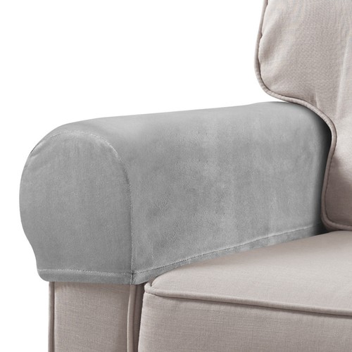 Grey sofa arm - covers, 2pcs
